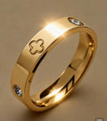Clover Crystal Ring