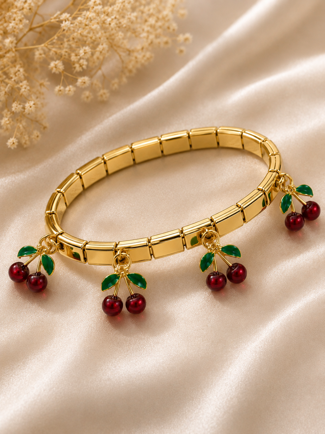 Cherry Charm Bracelet 🍒