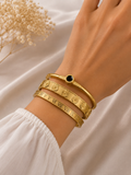 Golden Trio Bracelet Set