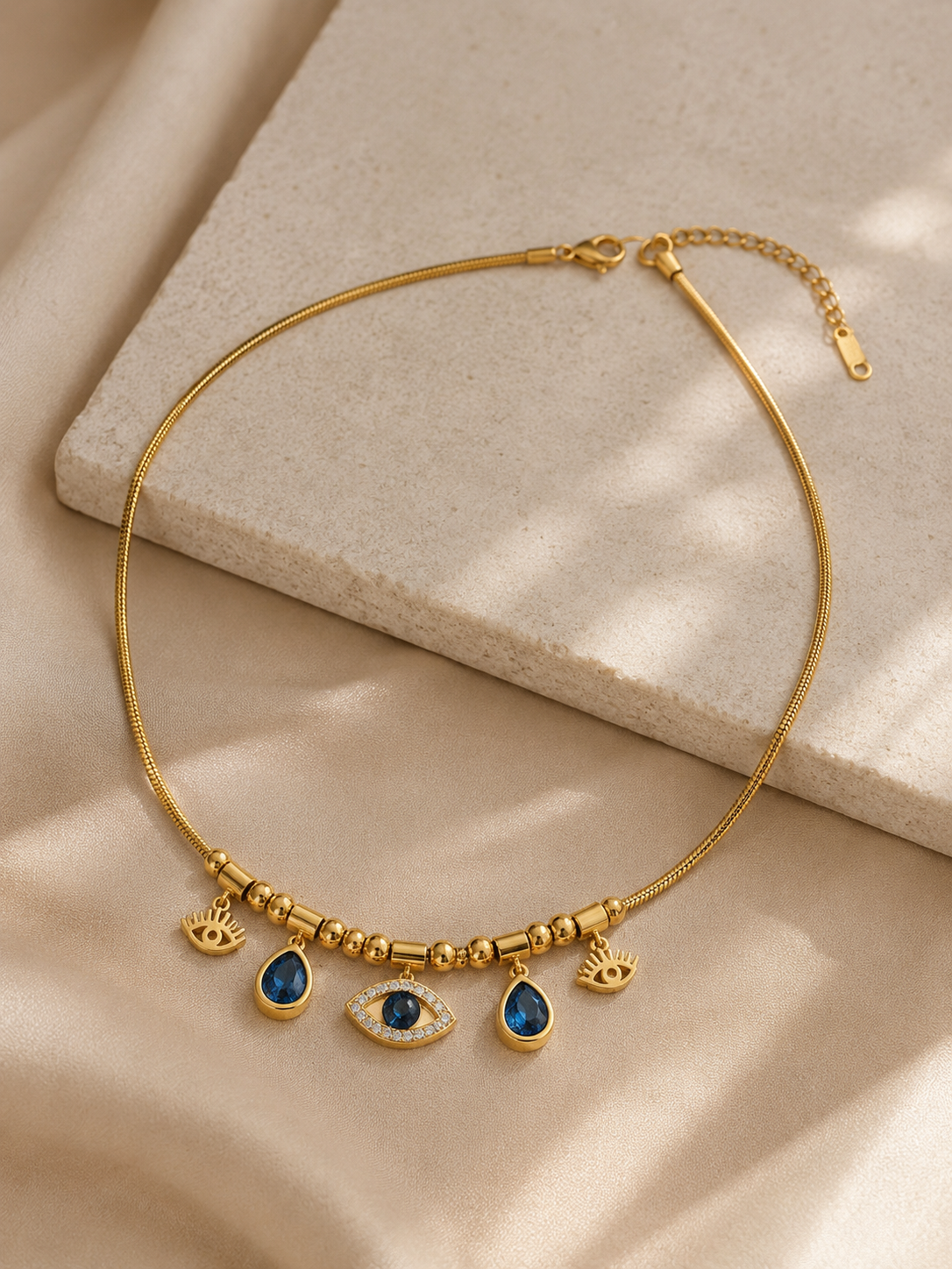 🧿 Blue Eye Charm Necklace