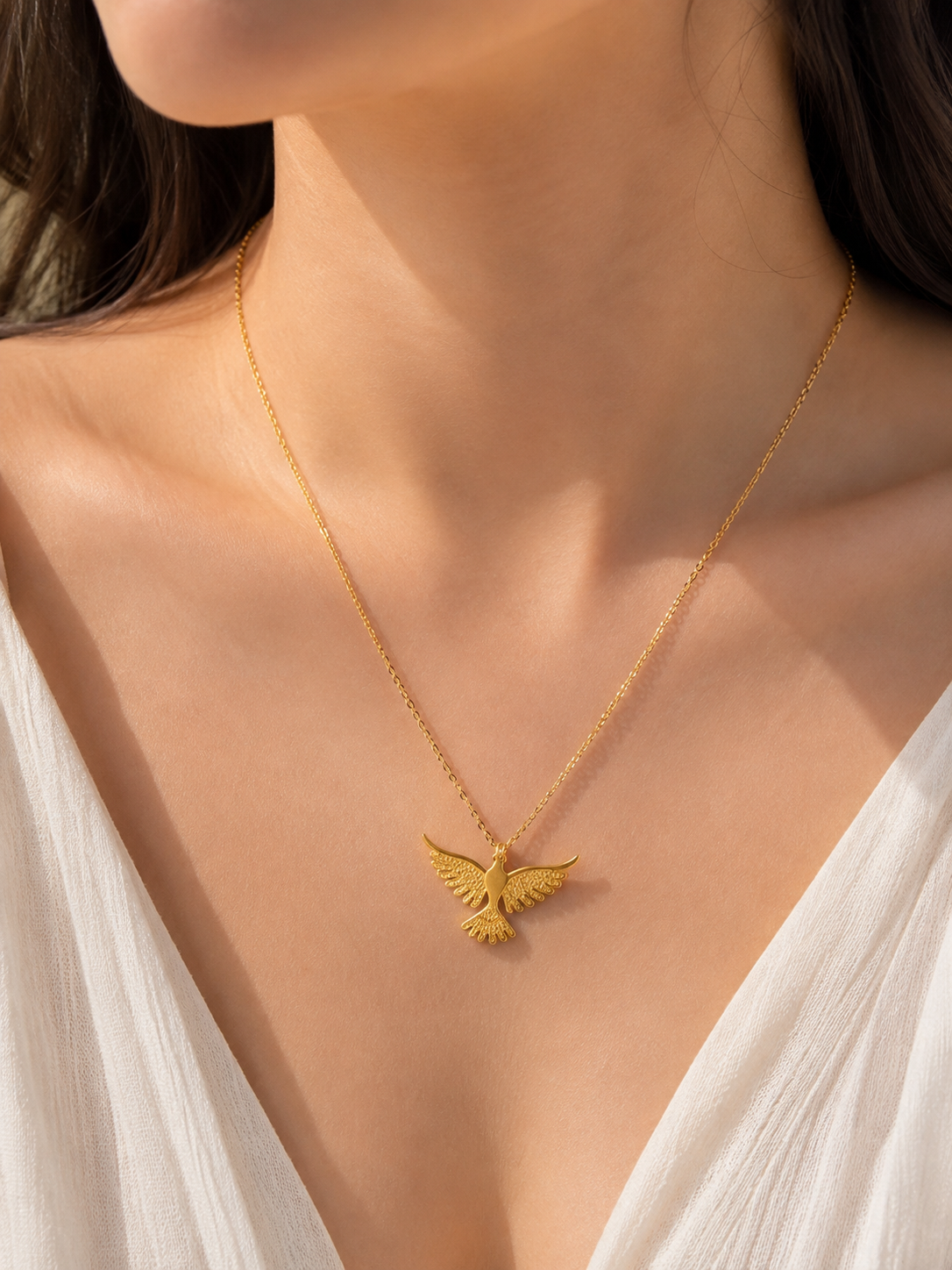 Golden Dove Necklace 🕊️