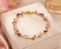 Pink & Purple Vine Bracelet