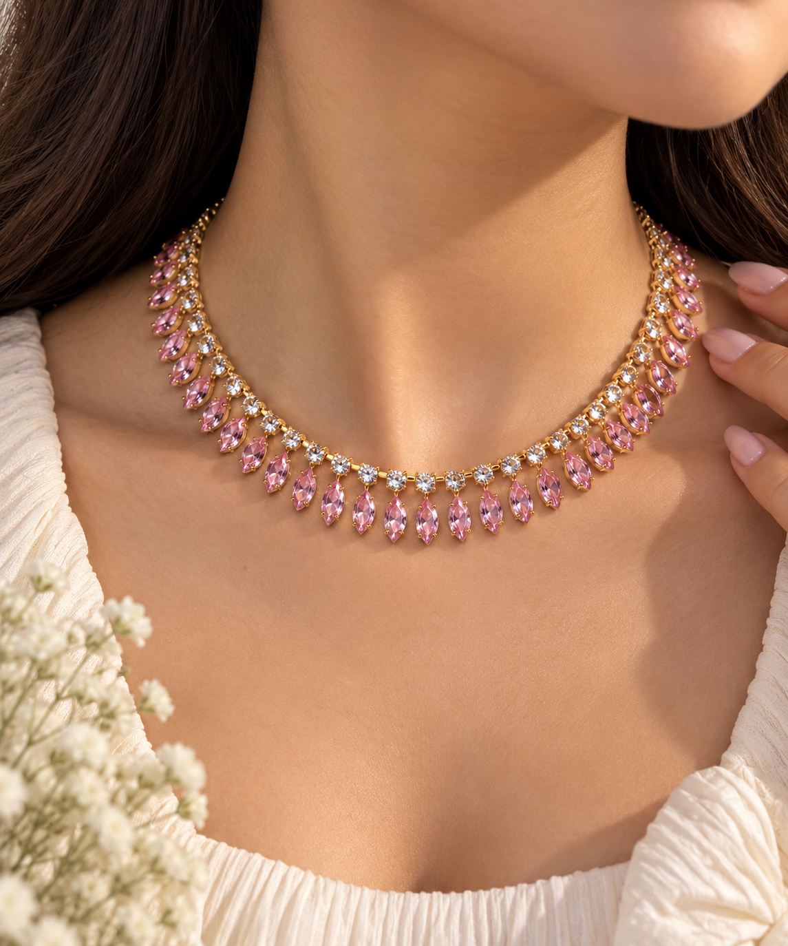 Rosé Elegance Necklace